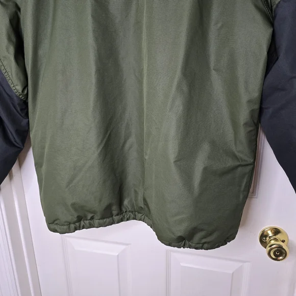 Green black zip front coat Columbia Mens L - Picture 14 of 16